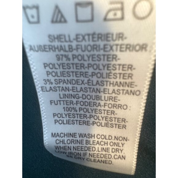 Dress The Population One-Shoulder Medium Forest Green Maxi Dress Polyester Blend - Picture 12 of 14